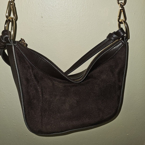 H&M Brown Suede Crossbody Bag - Picture 10 of 11
